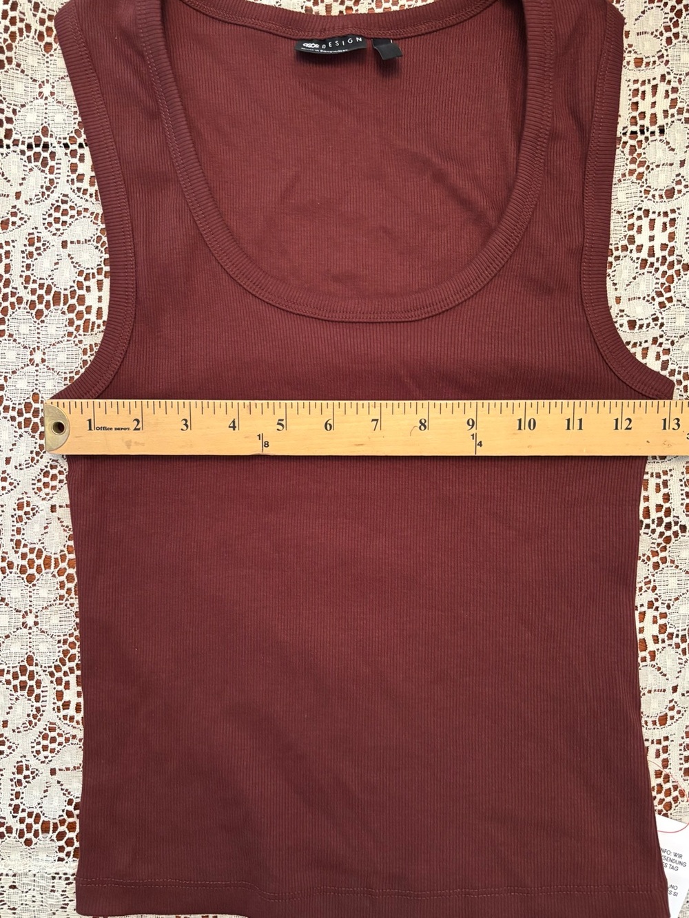 Tank Top ribbed - Olive green Size S - Picture 6 of 6